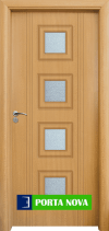 Интериорна врата серия Стандарт, модел 021 в цвят Светъл дъб