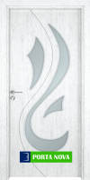 Интериорна врата серия Гама, модел 203 в цвят Бреза