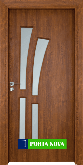 Интериорна врата серия Гама, модел 205, в цвят Златен дъб