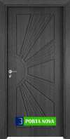 Интериорна врата серия Гама, модел P 204 цвят Сив кестен