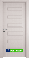 Интериорна врата серия Гама, модел p 207, цвят Перла