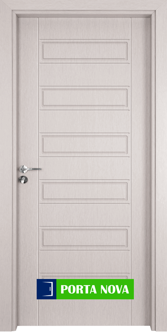 Интериорна врата серия Гама, модел p 207, цвят Перла